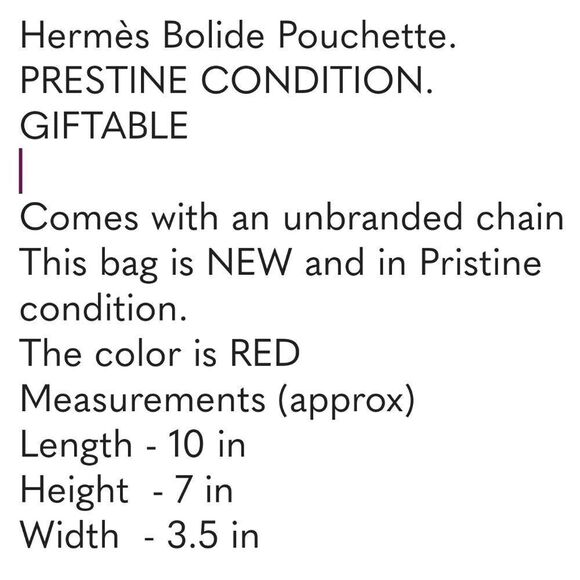 Hermès Bolide Trousse de Voyage MM Prestine condition Authentic GIFTABLE - Picture 14 of 15